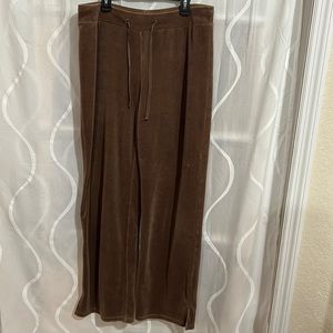 NY Jeans/New York & Company, Tan Velour Pants, Size Medium